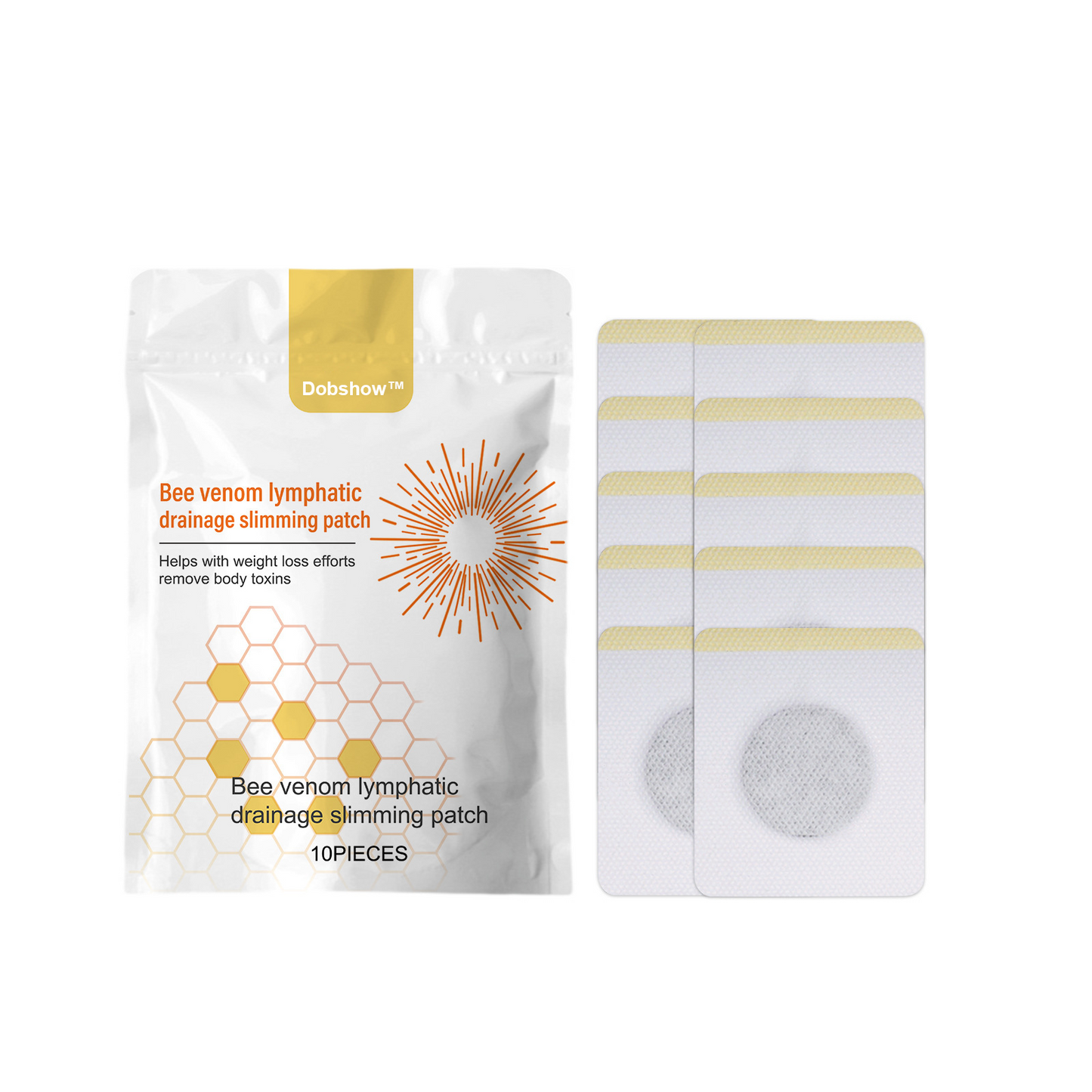 Dobshow™ 🐝BeeVenom Lymphatic Body Contouring Patch - targets stubborn fat and sagging skin!