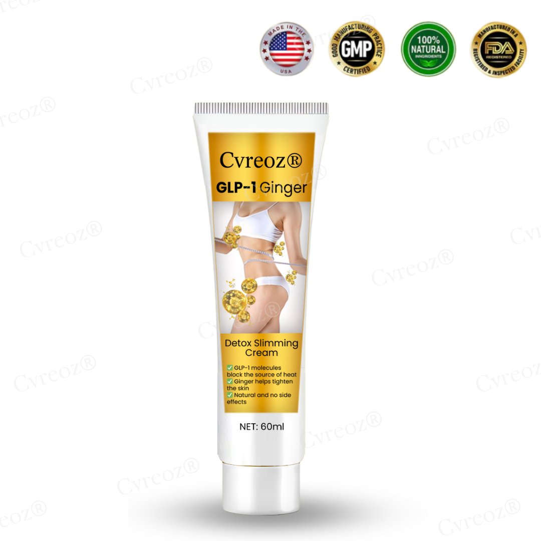 💥Easily remove stubborn fat💥Cvreoz® GLP Ginger Detox Slimming Cream